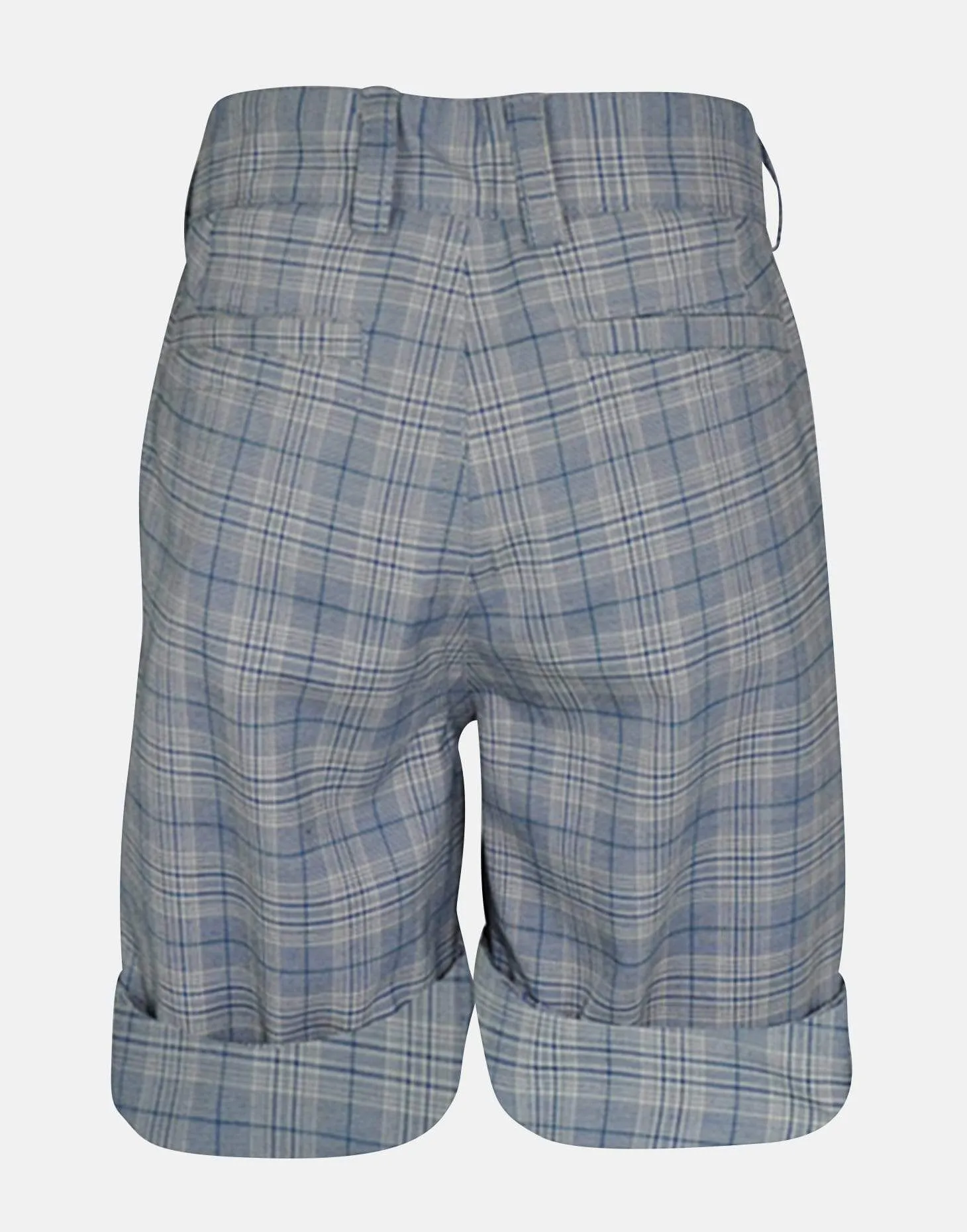 Joseph: Grey check shorts