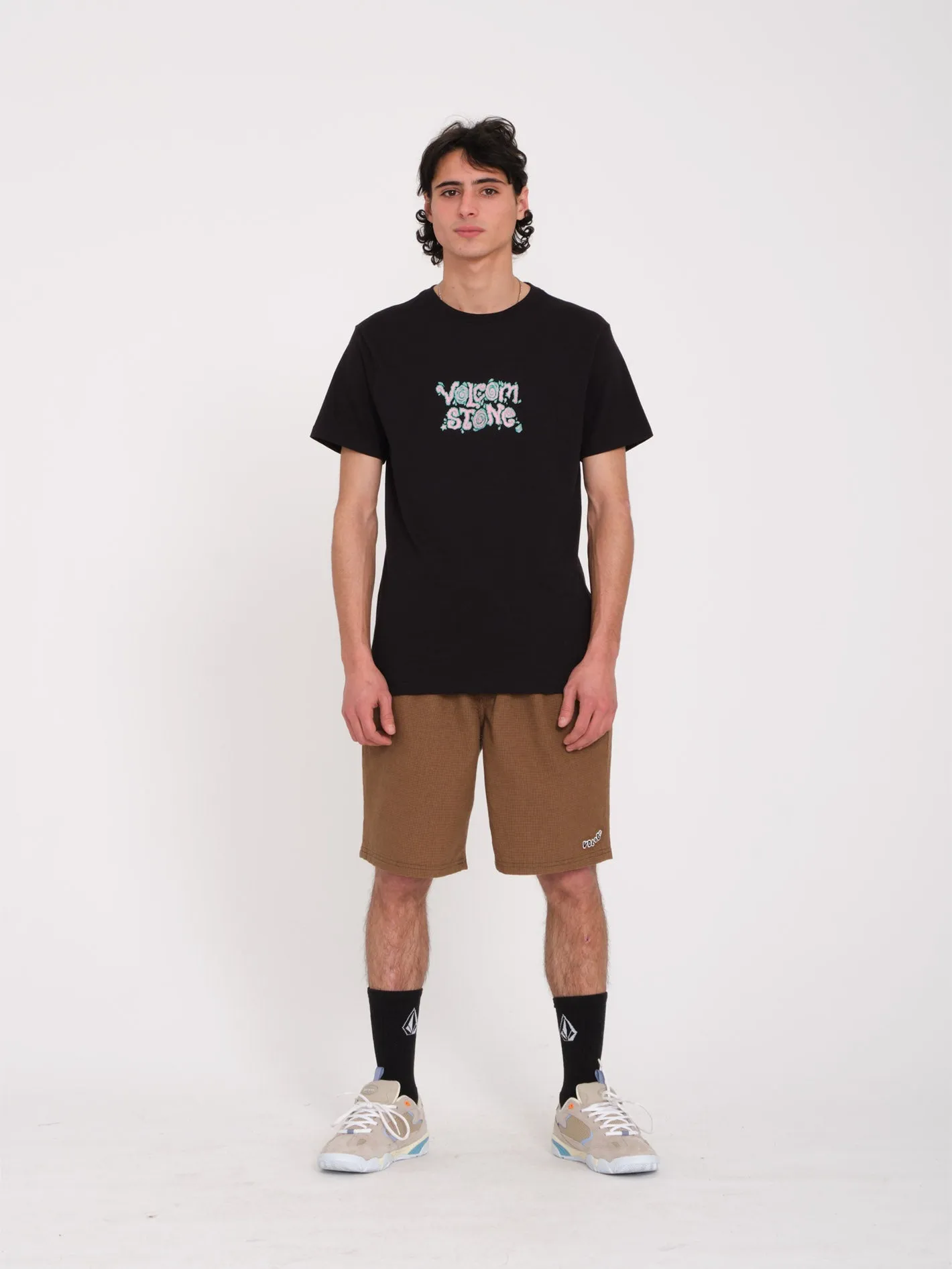 Justin Hager In Type T-Shirt - BLACK