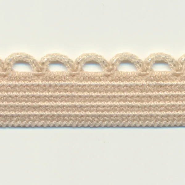 Knit Picot Stretch Tape #12 Sand Beige