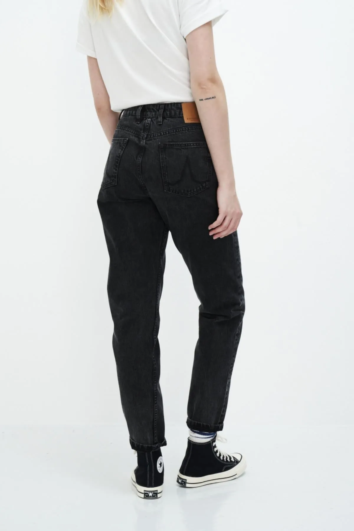 KUYICHI Jeans Nora loose tapered vintage grey