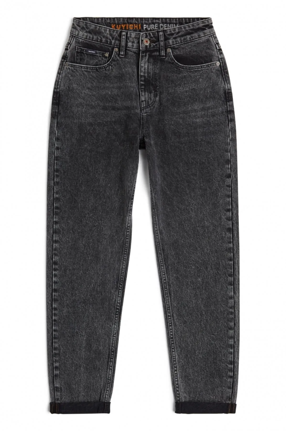 KUYICHI Jeans Nora loose tapered vintage grey