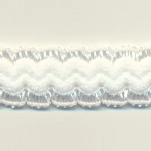 Lace Frill Stretch Tape #01 White