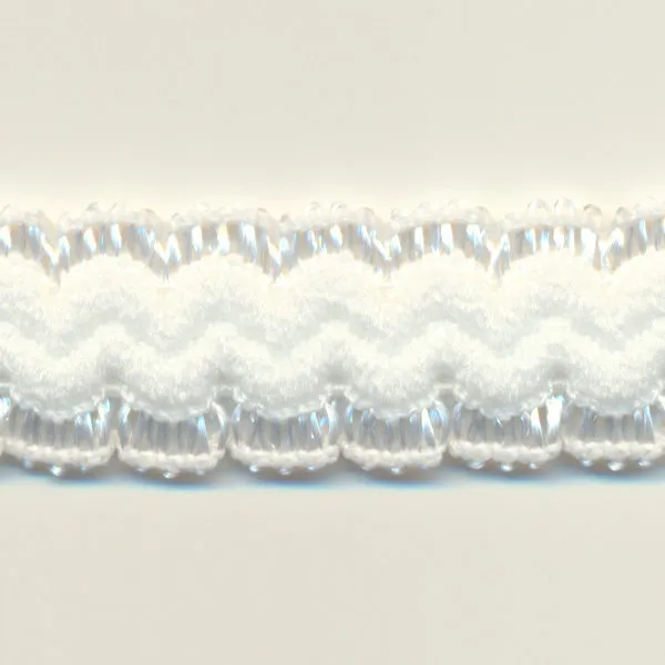 Lace Frill Stretch Tape #01 White