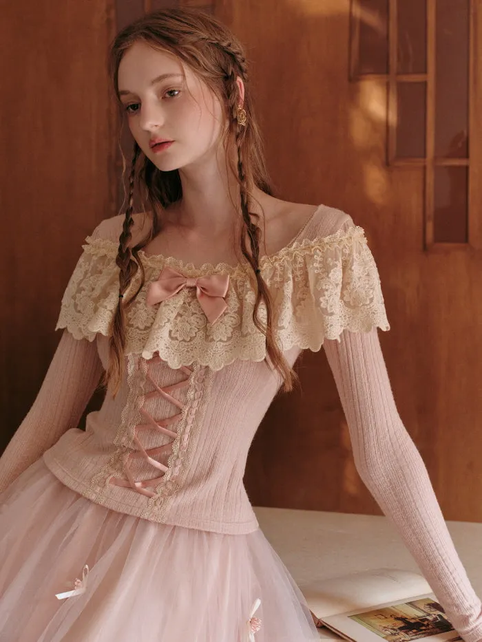 Lace Serenade Knit Top