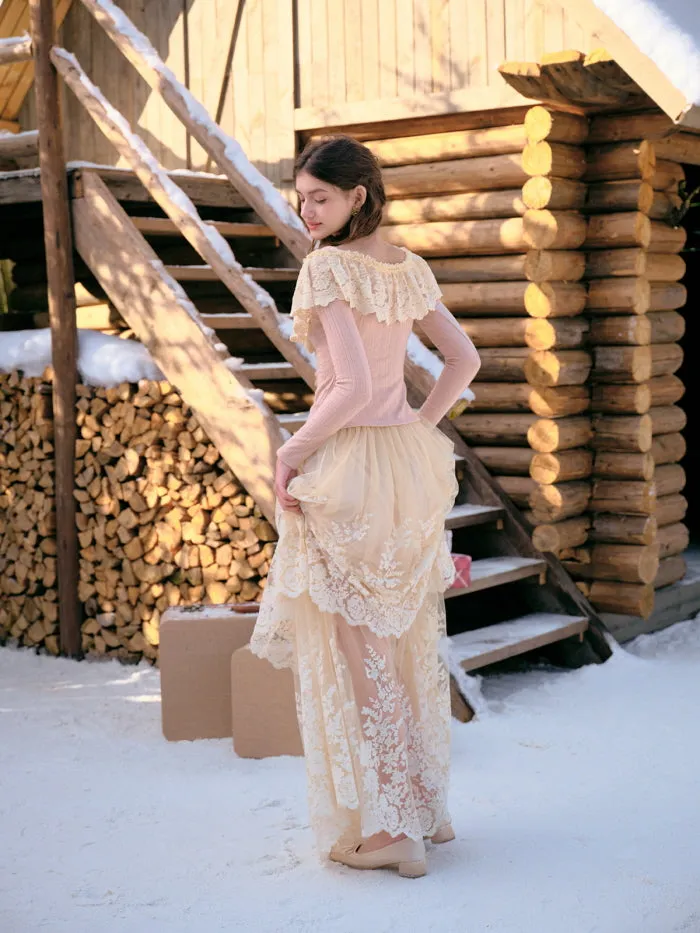 Lace Serenade Knit Top