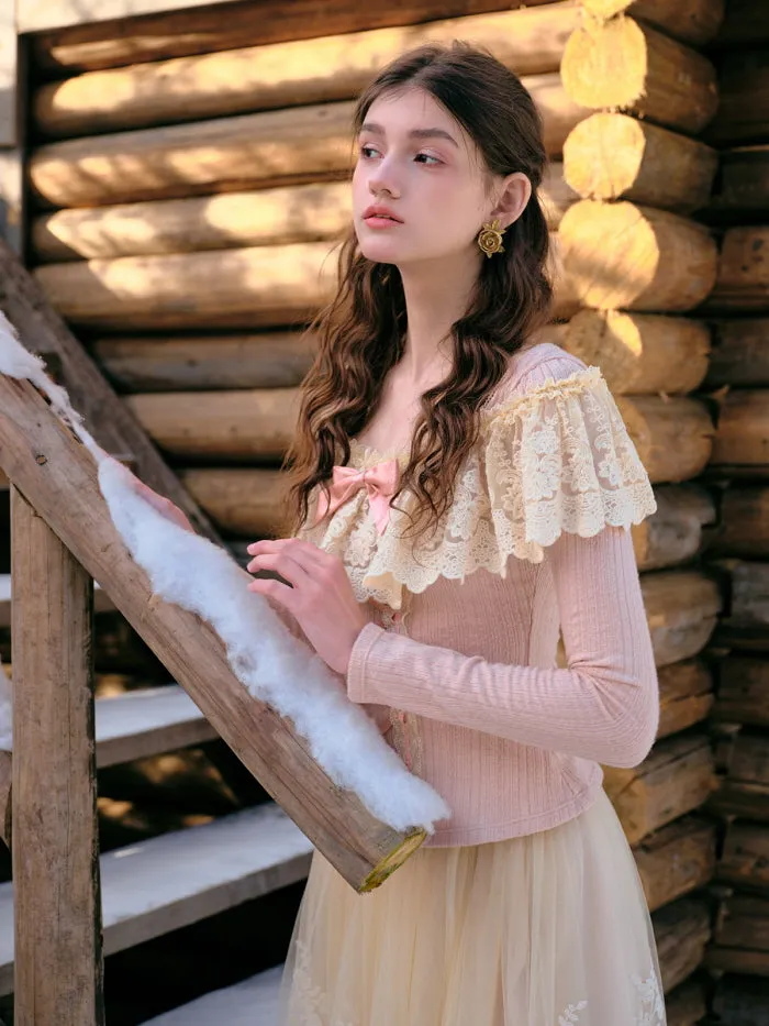 Lace Serenade Knit Top