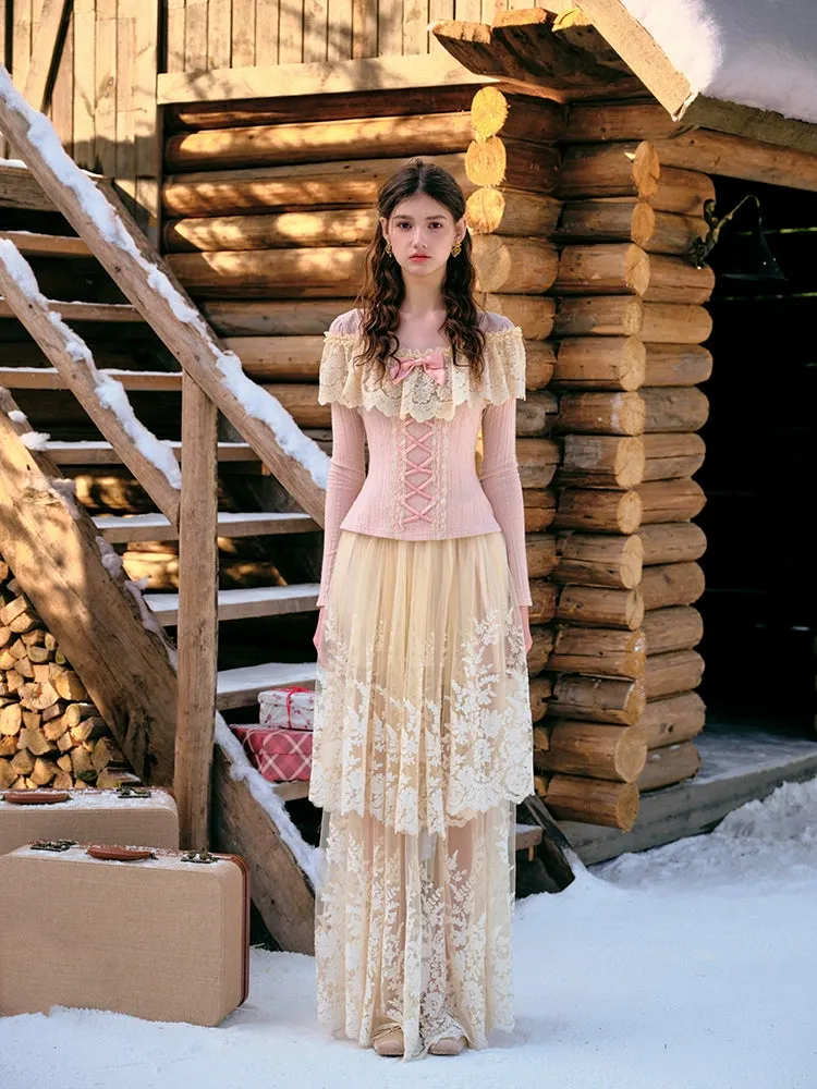 Lace Serenade Knit Top