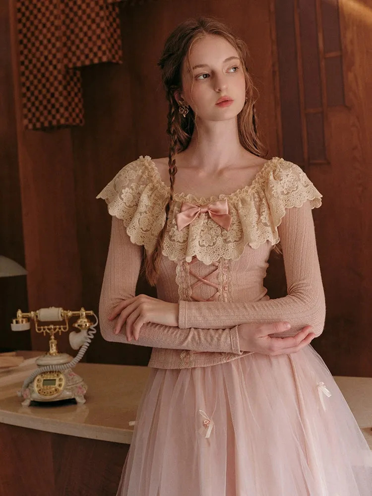 Lace Serenade Knit Top