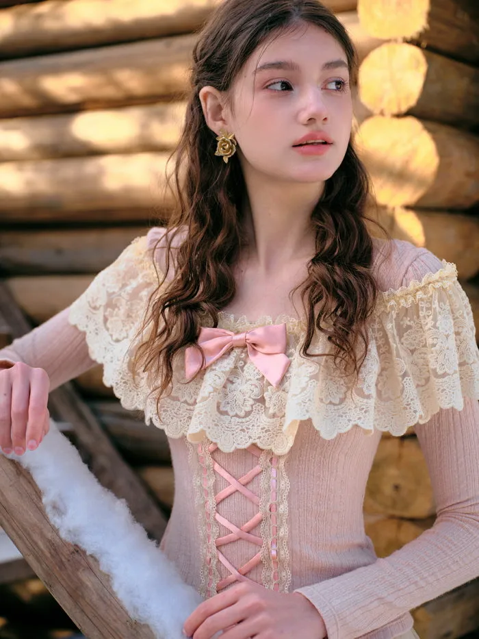 Lace Serenade Knit Top