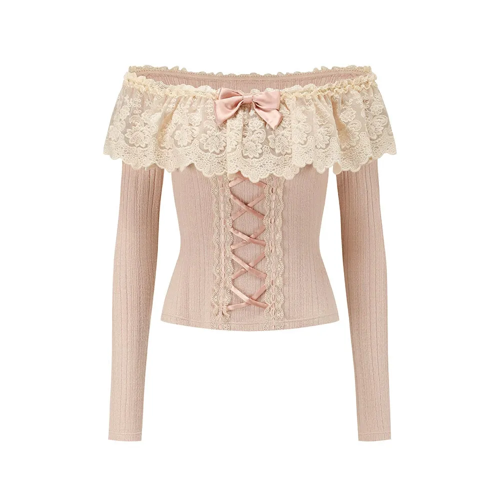 Lace Serenade Knit Top