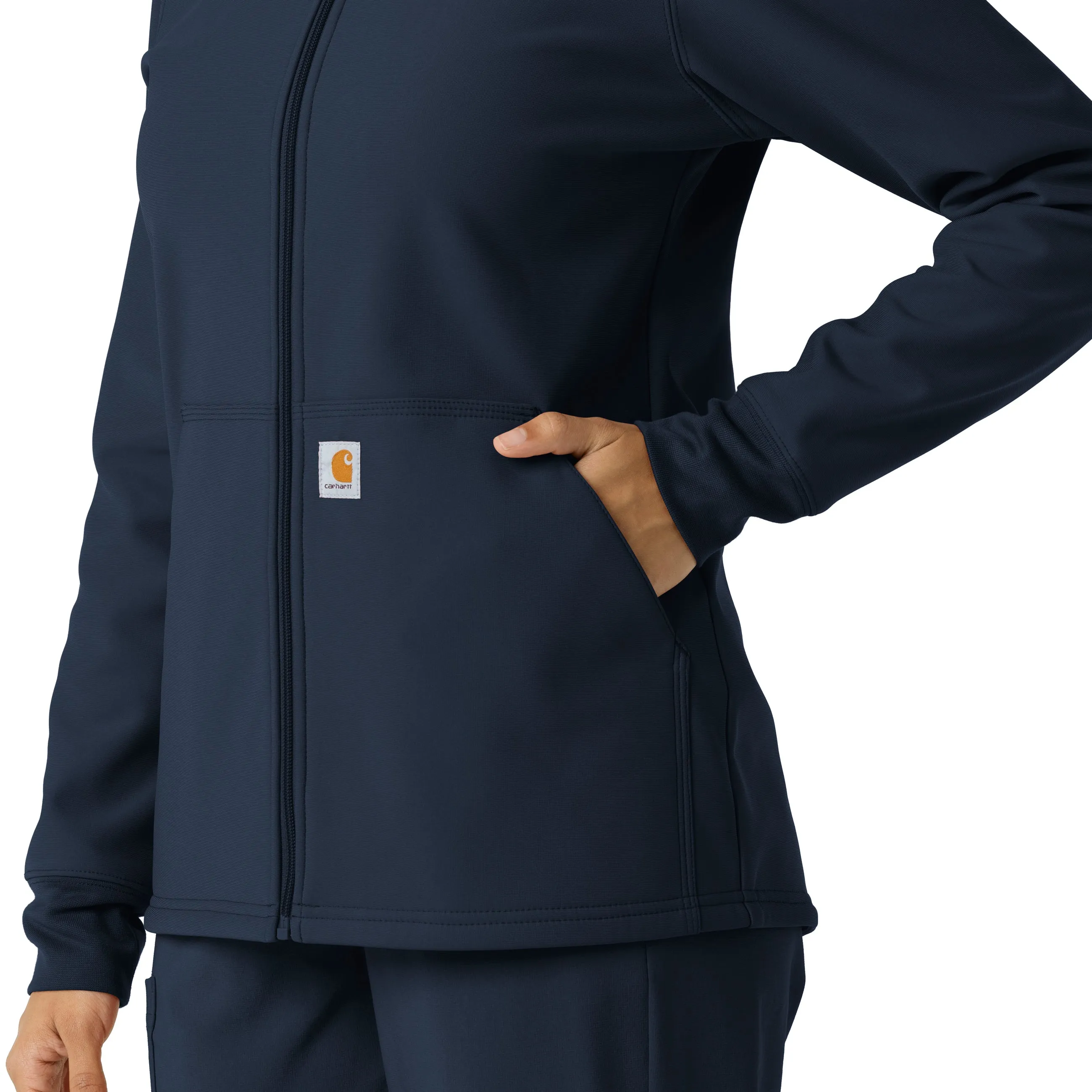 Layers C85023 Bonded Fleece Hoodie Navy