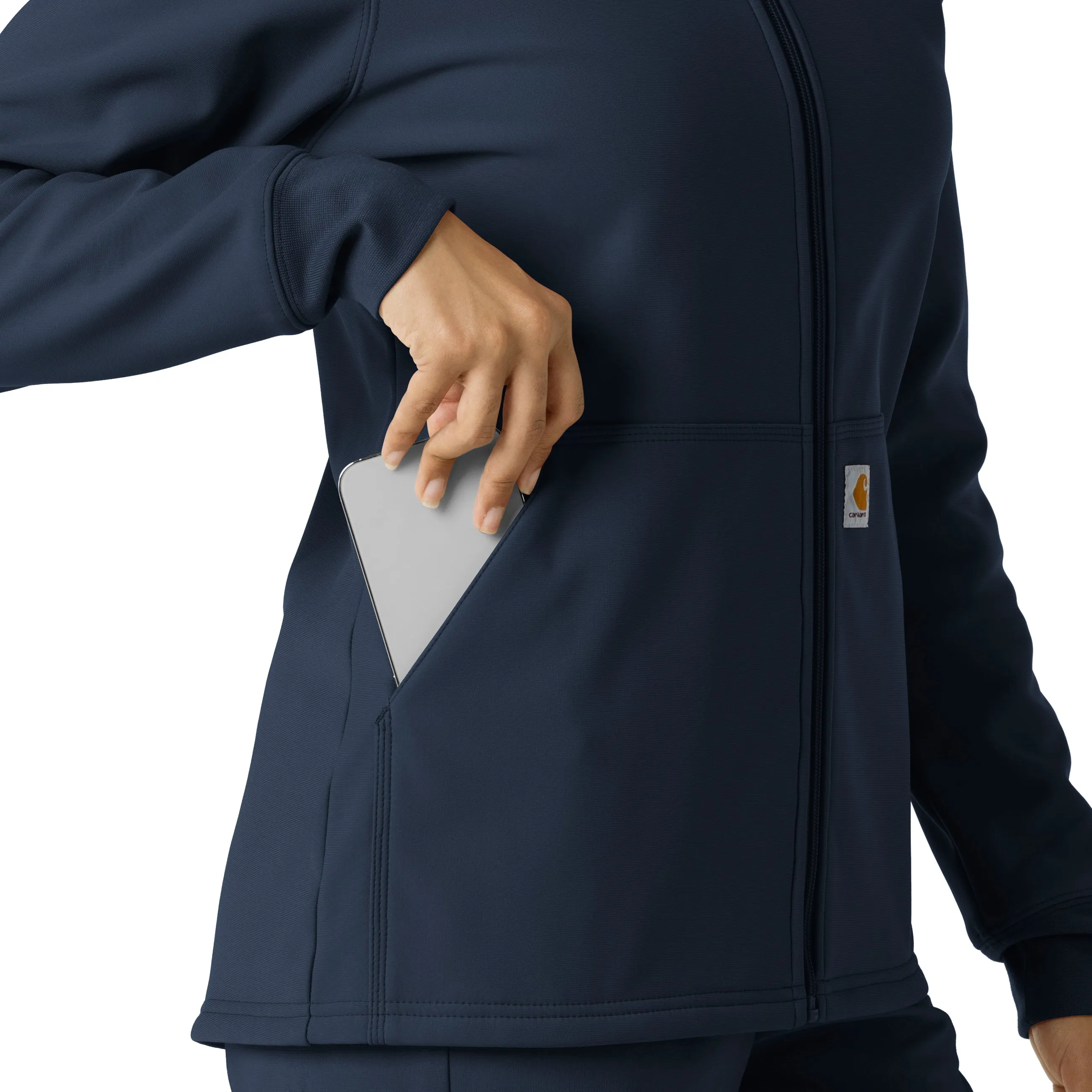 Layers C85023 Bonded Fleece Hoodie Navy