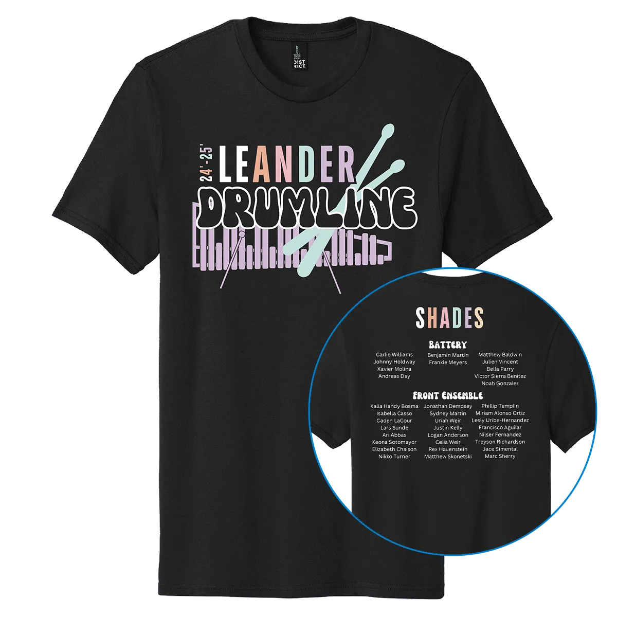 Leander - Section Shirts - Percussion