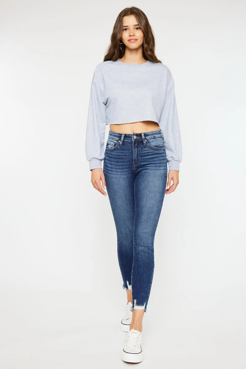 Leo High Rise Ankle Skinny Jeans