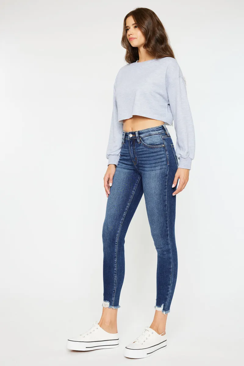Leo High Rise Ankle Skinny Jeans