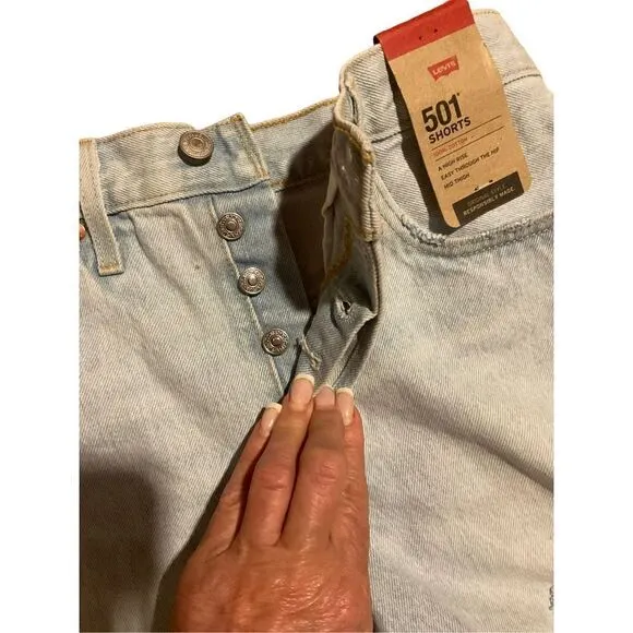 Levi’s 501 Long Style High Rise Women’s  Shorts