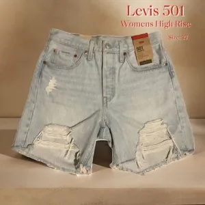 Levi’s 501 Long Style High Rise Women’s  Shorts