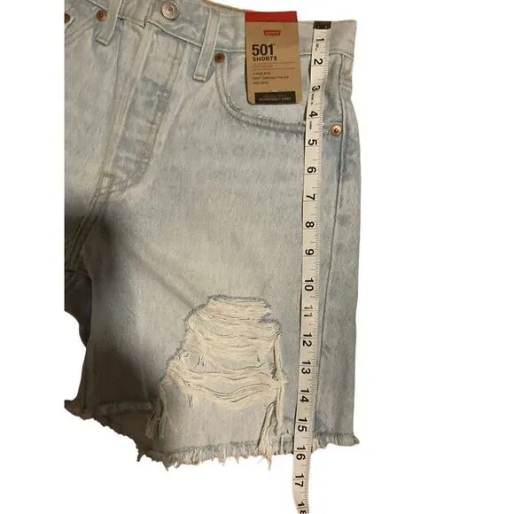 Levi’s 501 Long Style High Rise Women’s  Shorts