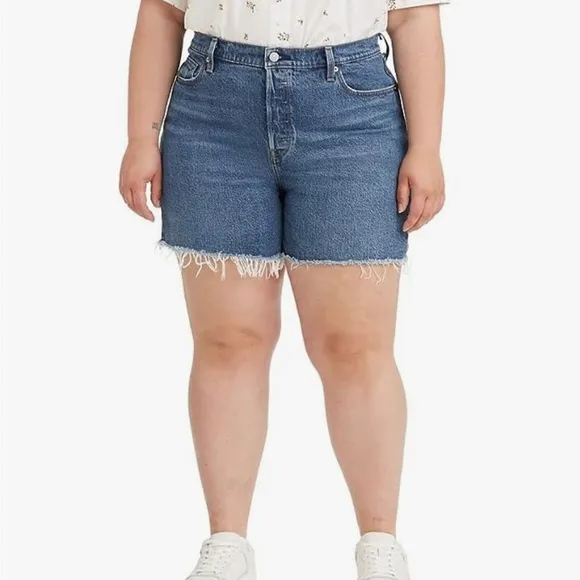 Levi’s Women’s Plus Size 501 Jean Shorts