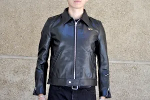 Lewis Leathers Black Horsehide Corsair 60T (Tight fit)
