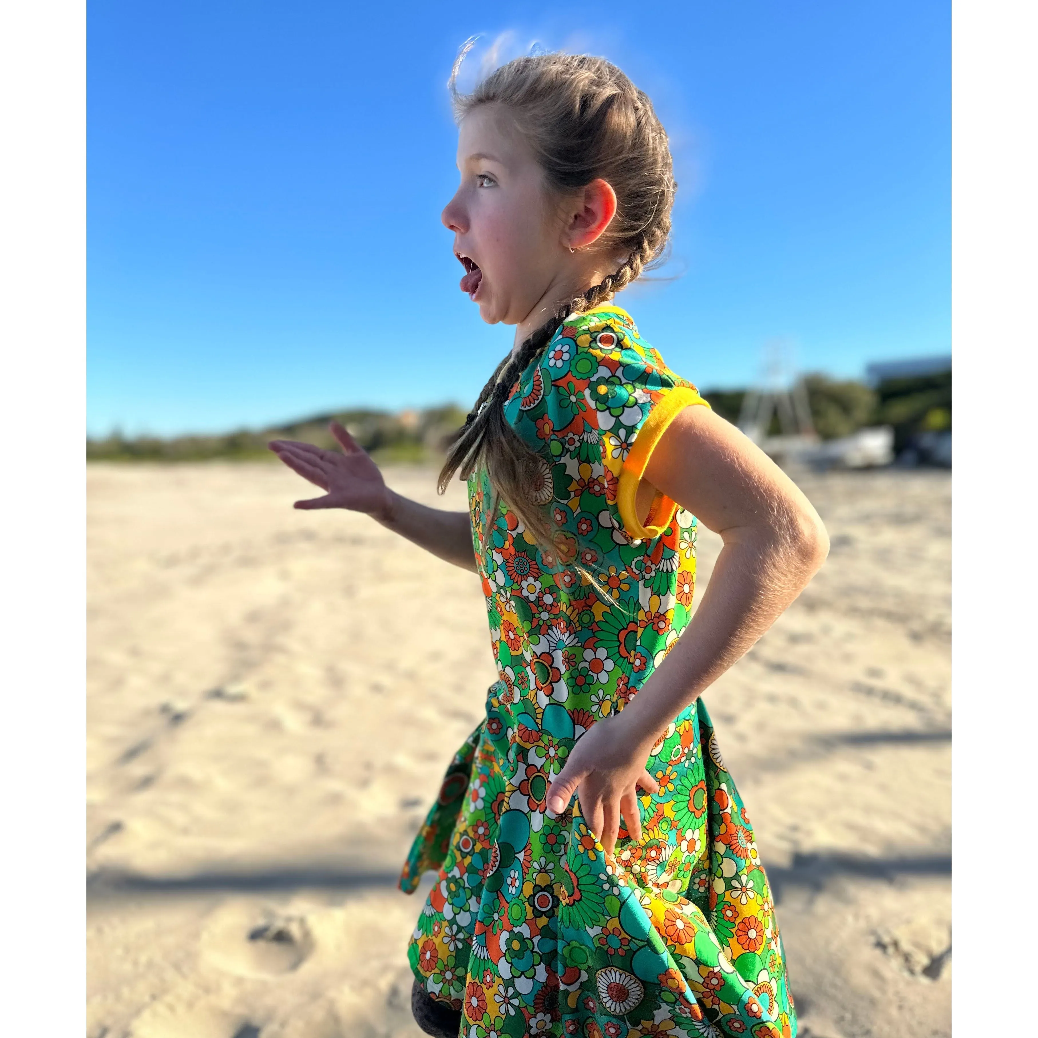 Leyla Short Sleeve Dress - 1 Left Size 2-3 years