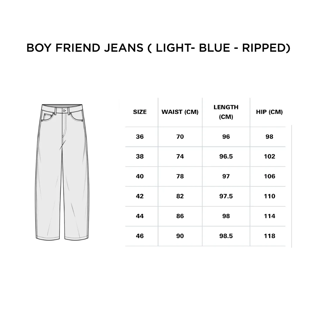Light Blue Boyfriend jeans