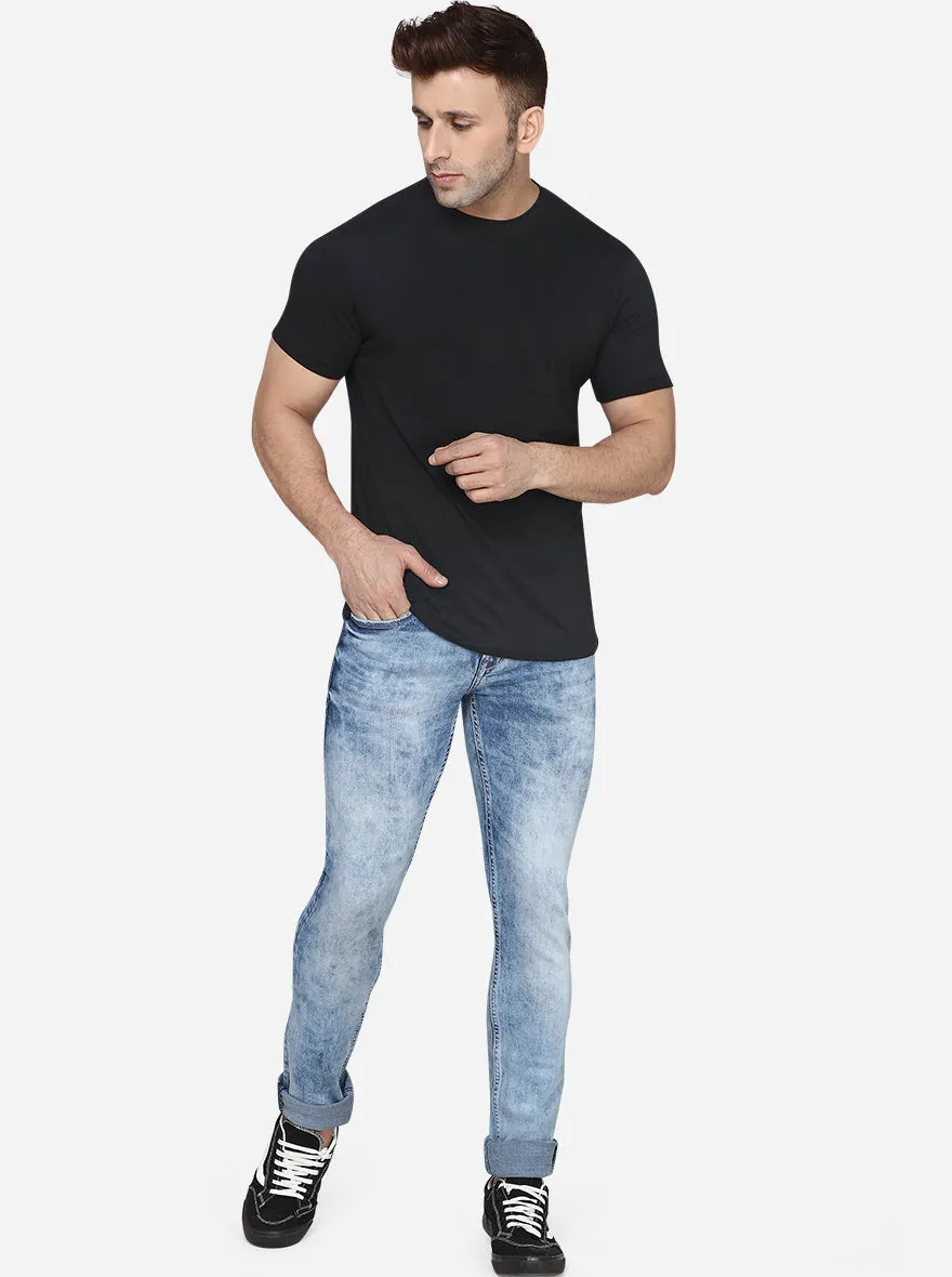 Light Blue Washed Slim Fit Jeans | JadeBlue