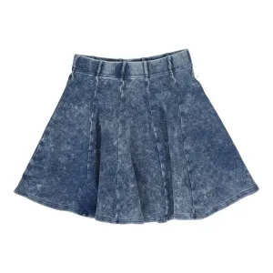 Lil Legs Panel Skirt - Blue Wash (Weekday Basics)