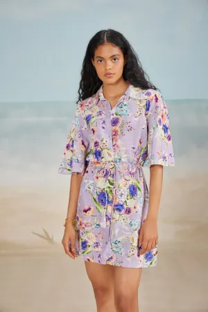 LILAC SHIRT DRESS