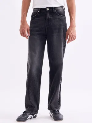 Loose Fit Dark Grey Jeans