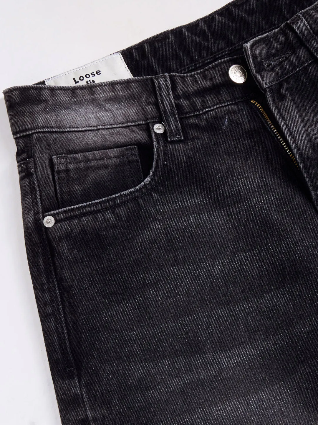 Loose Fit Dark Grey Jeans
