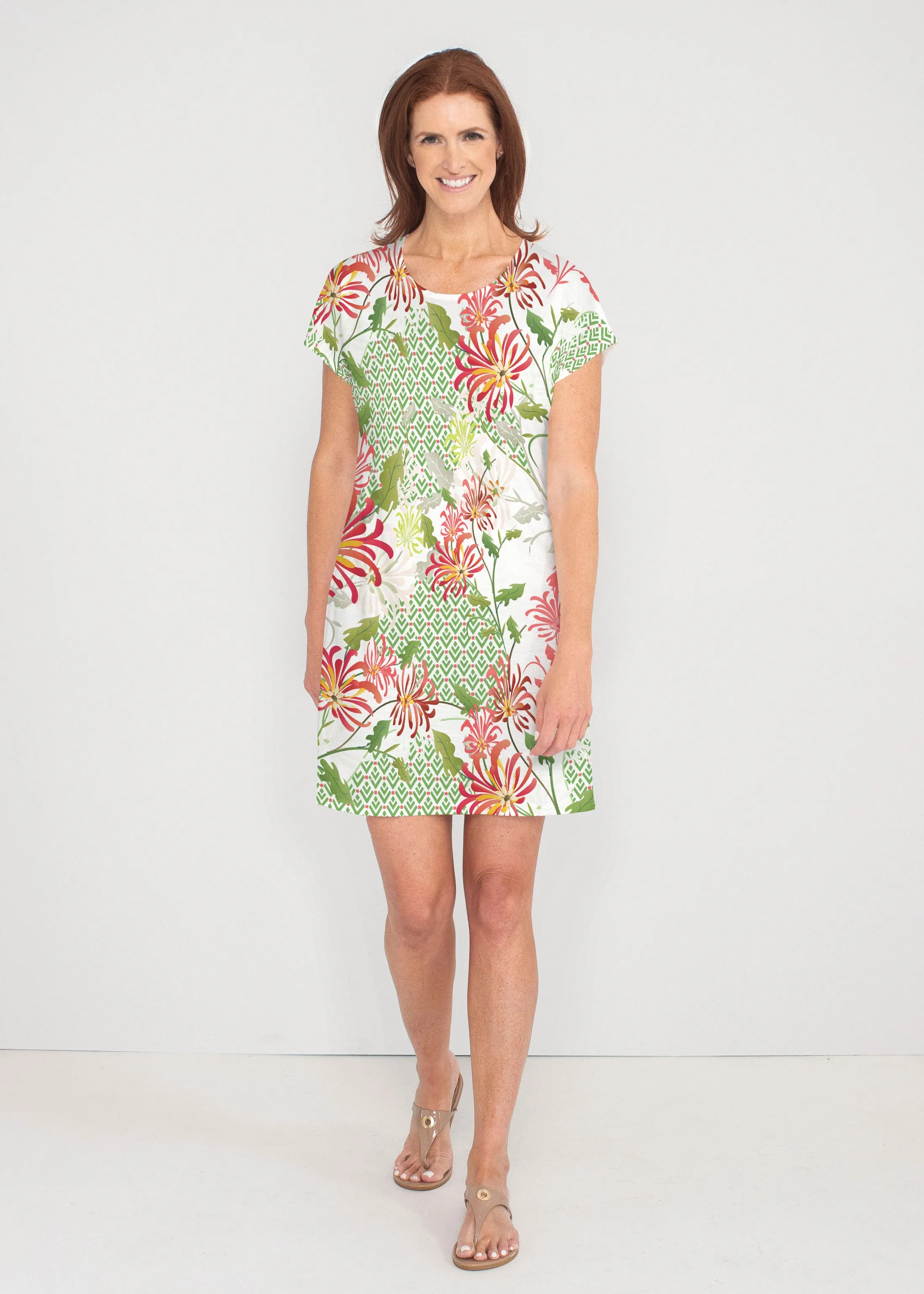 Lucia Green (8089) ~ Lucy Tee Dress