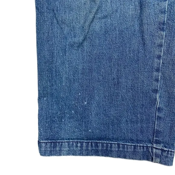 MADEWELL Pleated Wide-Leg Jeans 0