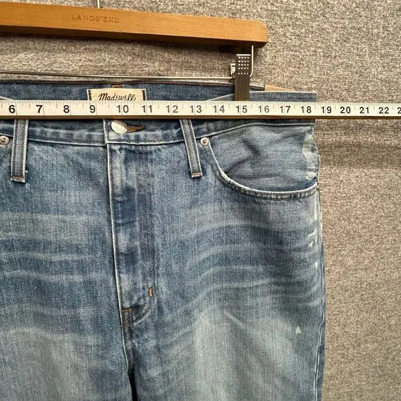 MADEWELL THE DAD JEAN PAINT SPLATTER, SIZE 32, NWT