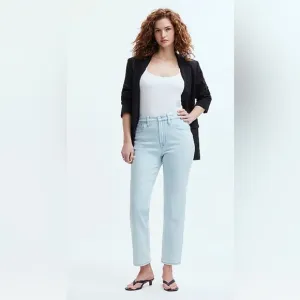 Madewell The Petite Curvy Perfect Vintage Jean Chestnut Wash women Size 26P NWT