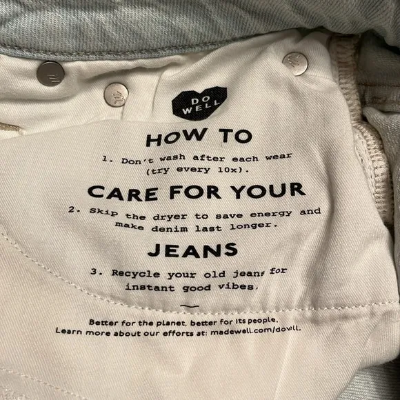 Madewell The Petite Curvy Perfect Vintage Jean Chestnut Wash women Size 26P NWT