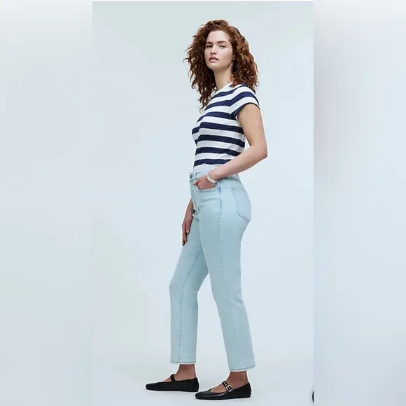 Madewell The Petite Curvy Perfect Vintage Jean Chestnut Wash women Size 26P NWT