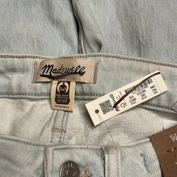 Madewell The Petite Curvy Perfect Vintage Jean Chestnut Wash women Size 26P NWT