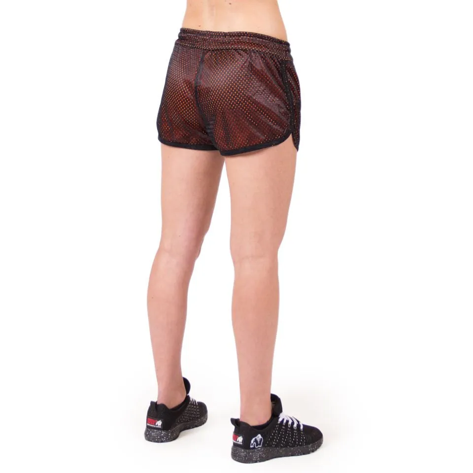 Madison Reversible Shorts Black/Neon Orange