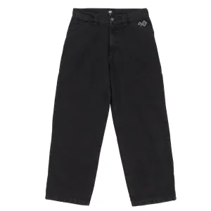 Magenta Skateboards Ledge Denim Pants Black