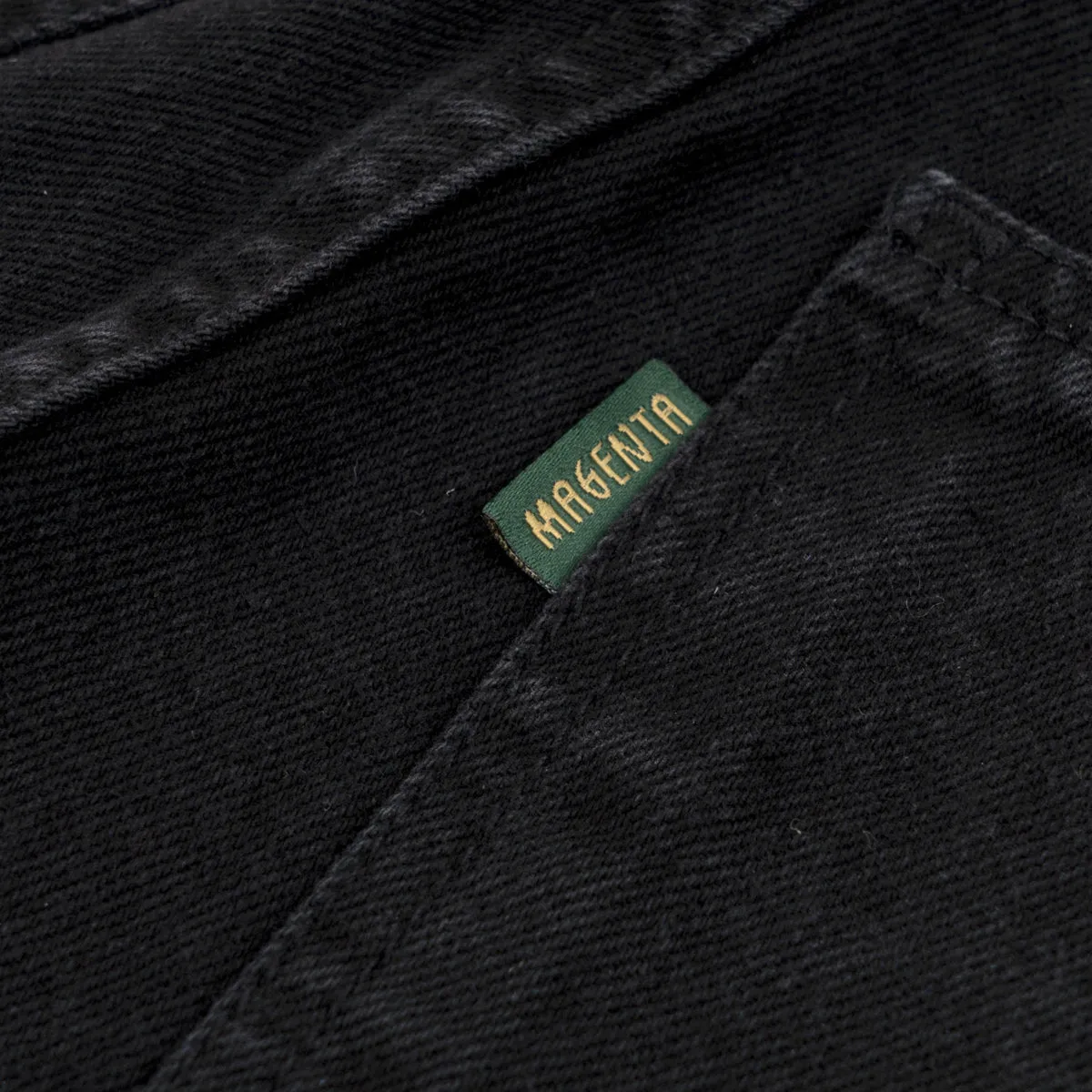 Magenta Skateboards Ledge Denim Pants Black