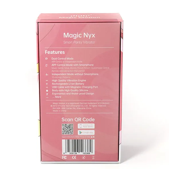 Magic Motion Nyx Smart Culotte Vibrant Avec App