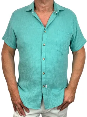Maldives Aqua Organic Cotton S/S Shirt