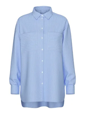 Malia loose blouse grapemist blue