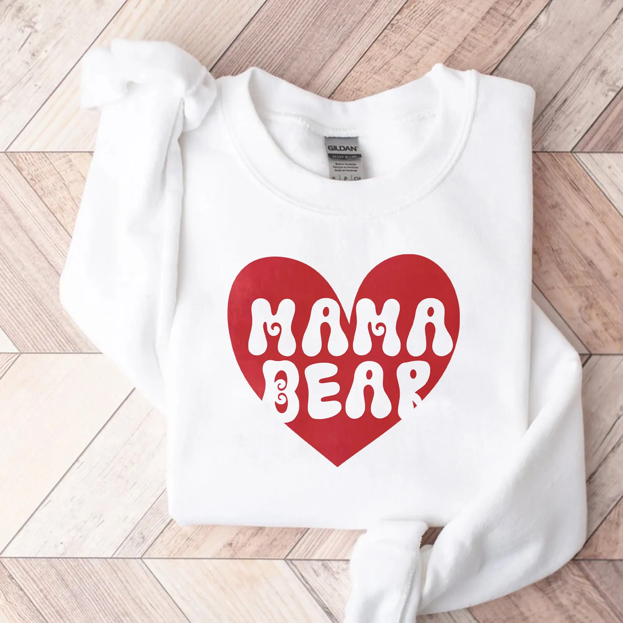 Mama Bear Sweatshirt, Mother’s Day Gift, Cute Mama Crewneck, Mom Life Shirt, New Mom Gift,Baby Shower Gift,Mom Shirt,Personalized Tee