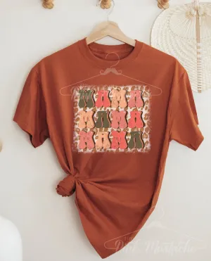 Mama Stacked Retro Softstyle Tee/ Multiple Colors Available