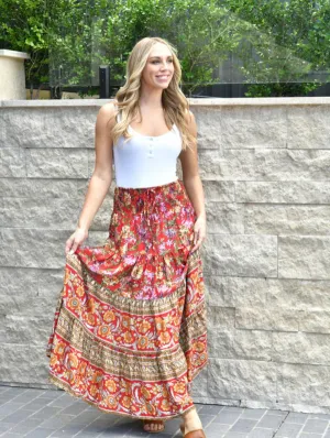 Mara Skirt Red