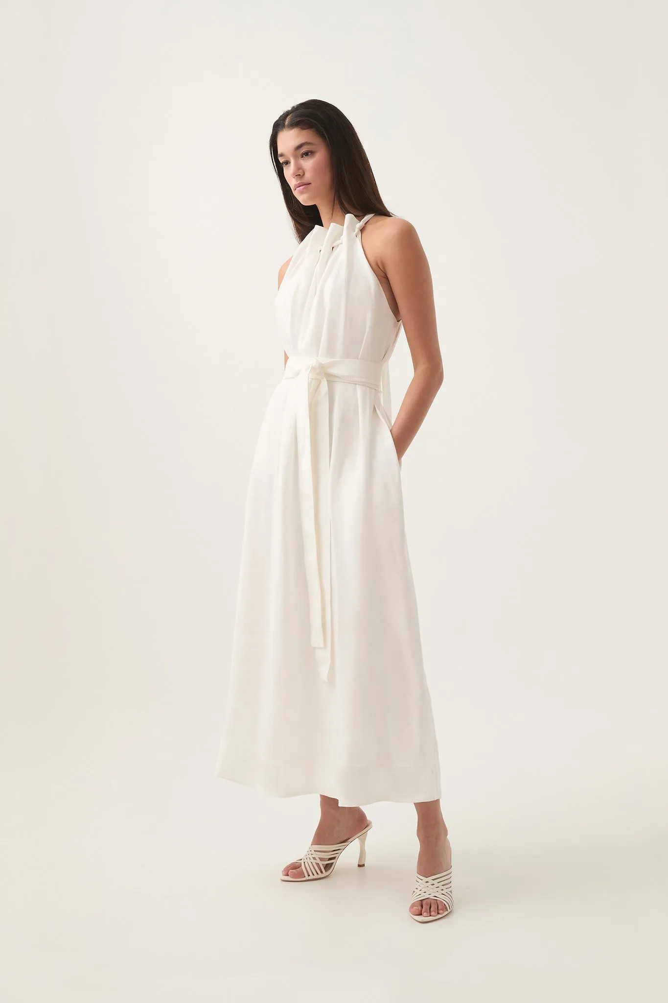 Mariel Trapeze Midi Dress