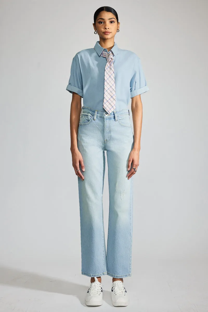 Marisela Premier High Rise Straight Jeans