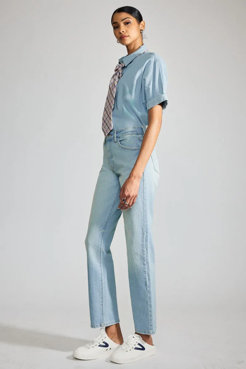Marisela Premier High Rise Straight Jeans
